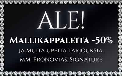 Ale! Mallikappaleita -50%